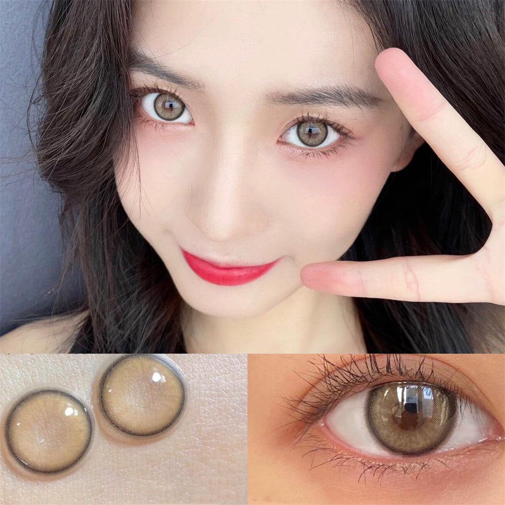 Morningcon Pears Colored Contact Lenses For Eyes Half Yearly 2pcs