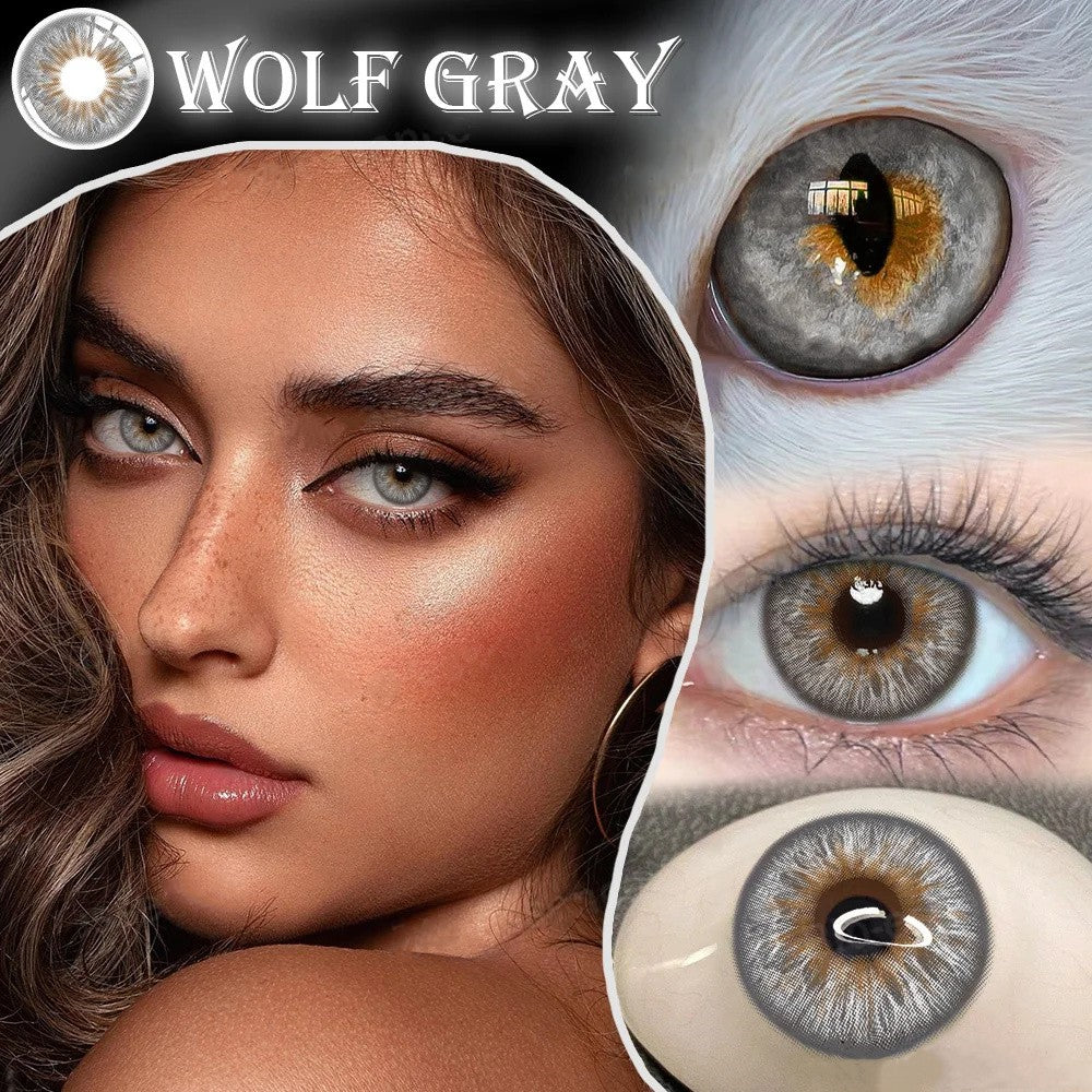 Morningcon wildness-F27 Colored Contact Lenses For Eyes Half Yearly 2pcs