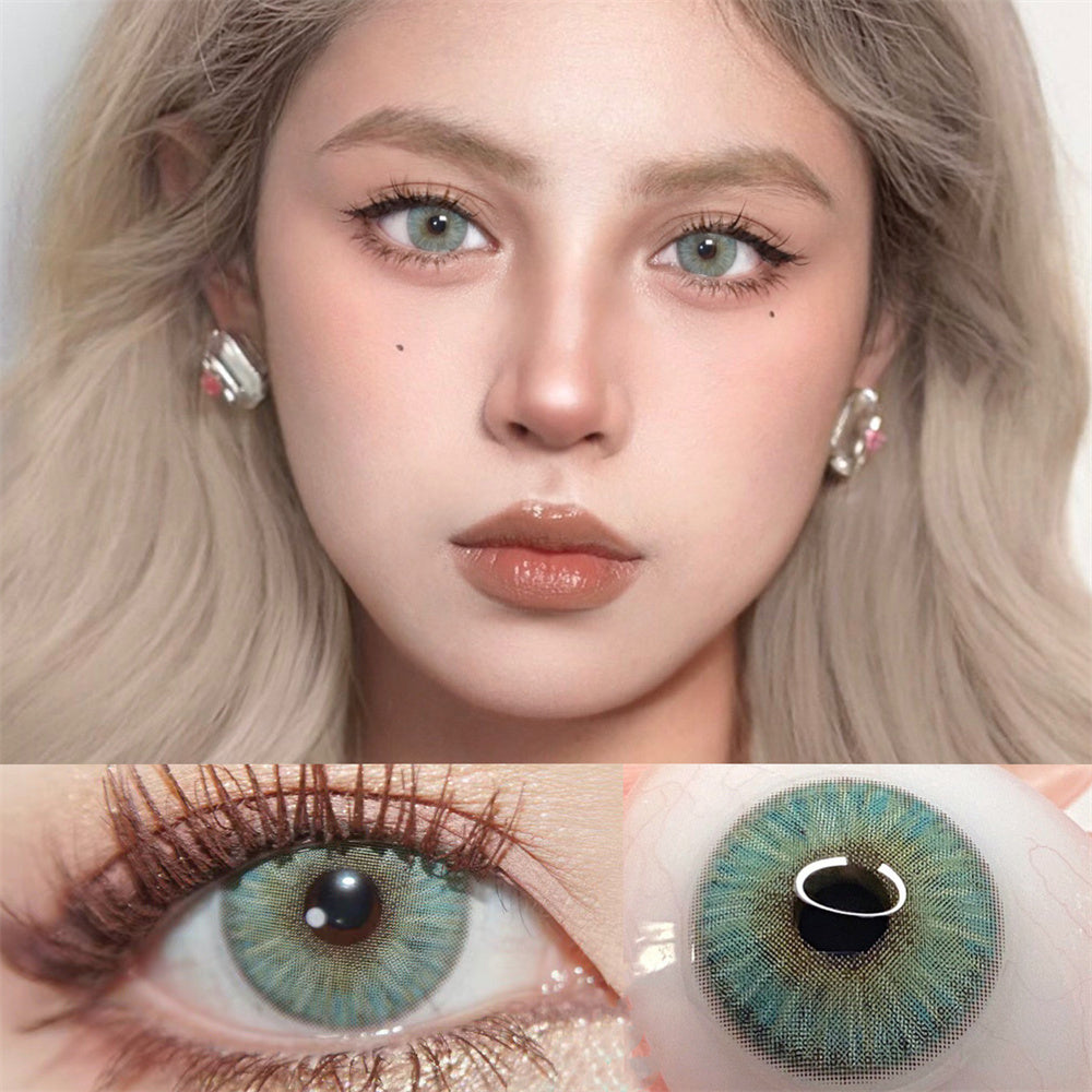 Morningcon New York Colored Contact Lenses For Eyes Half Yearly 2pcs