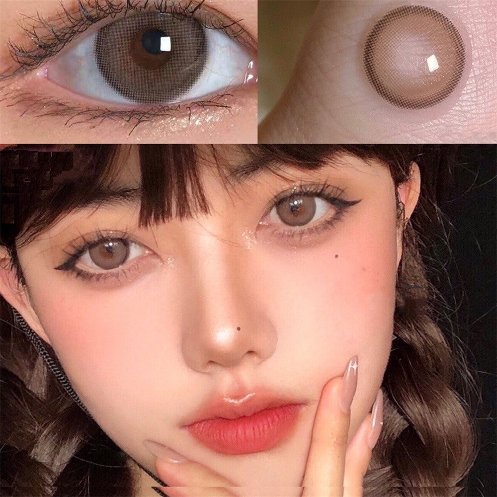 Morningcon Glass beads Colored Contact Lenses For Eyes Half Yearly 2pcs