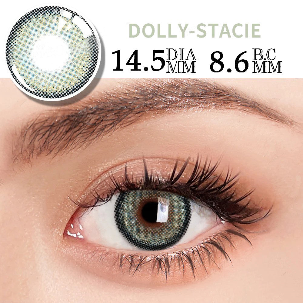 Morningcon Dolly-F24 Colored Contact Lenses For Eyes Half Yearly 2pcs