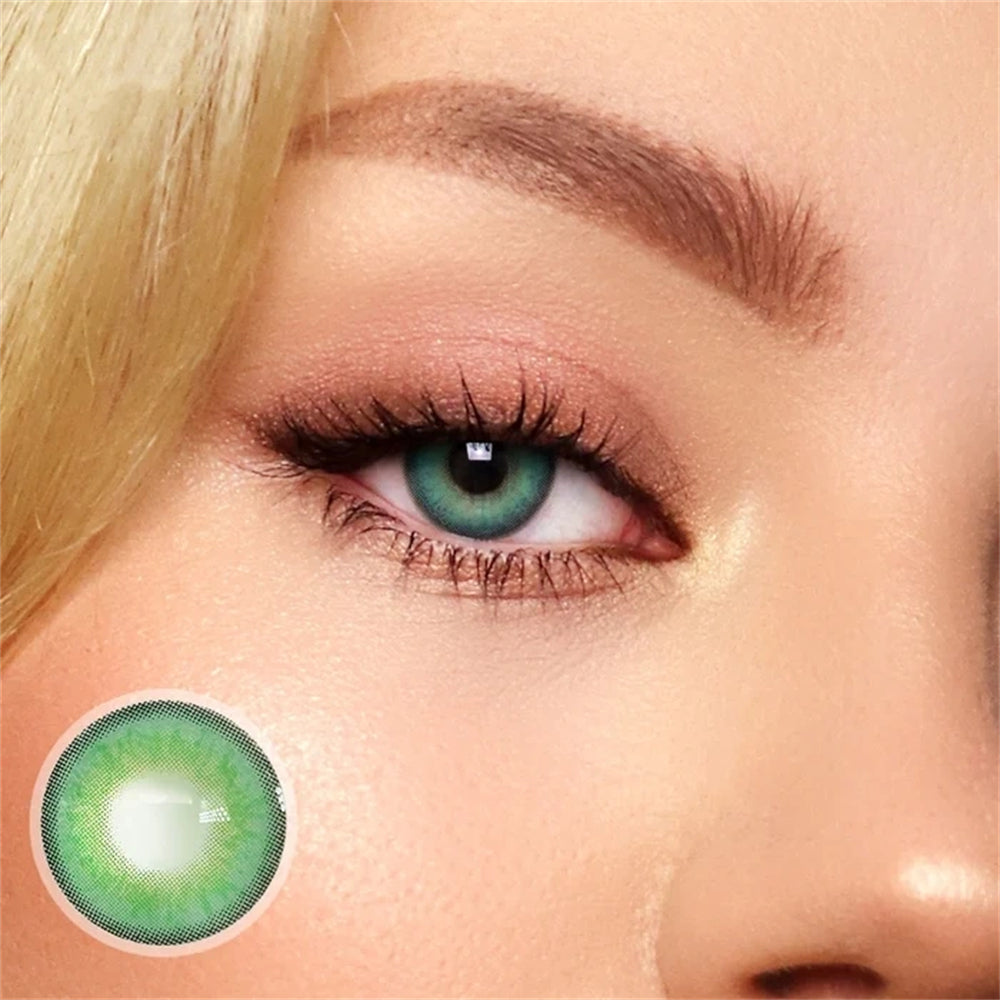 Morningcon Himalayan Colored Contact Lenses For Eyes Half Yearly 2pcs