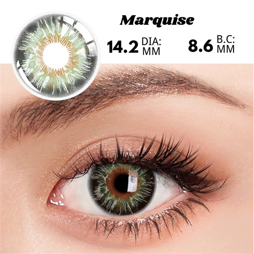 Morningcon C1-Royal Colored Contact Lenses For Eyes Half Yearly 2pcs