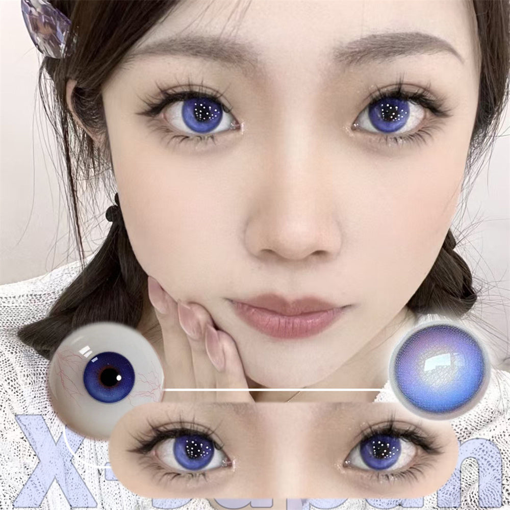 Morningcon Snow Grils Colored Contact Lenses For Eyes Half Yearly 2Pcs