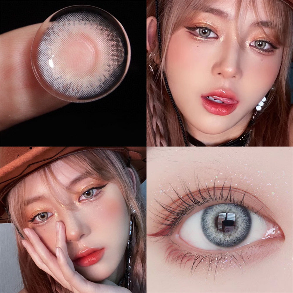 Morningcon Luring the cat Colored Contact Lenses For Eyes Half Yearly 2pcs
