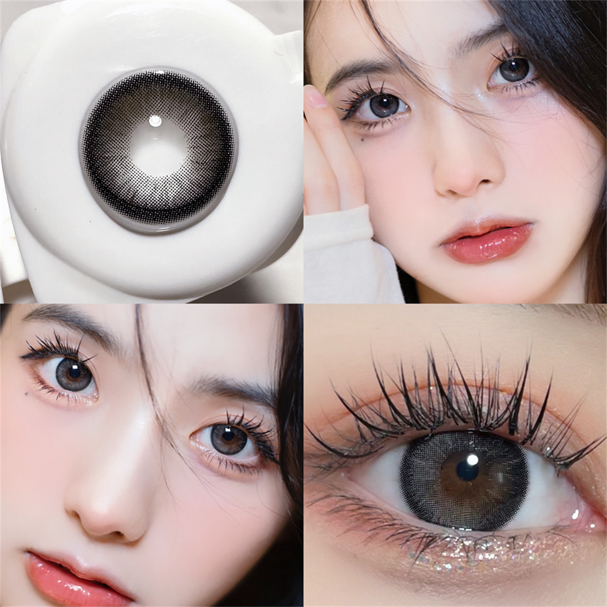 Morningcon Yuan Qi stewed eggs Colored Contact Lenses For Eyes Half Yearly 2pcs