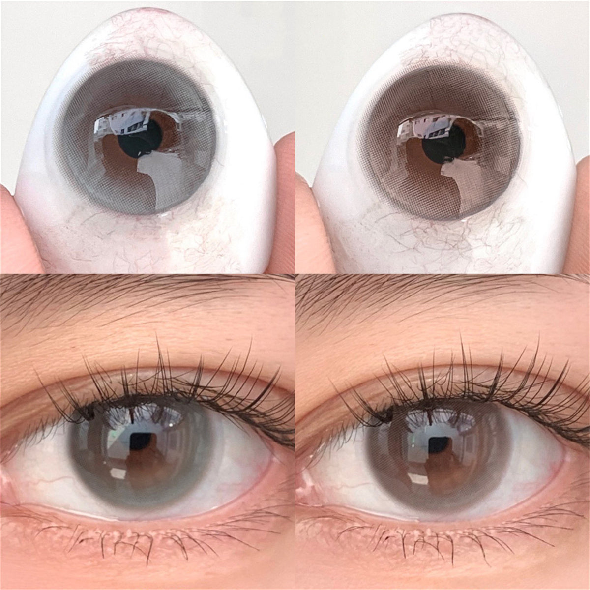 Morningcon Bubbles Colored Contact Lenses For Eyes Half Yearly 2pcs
