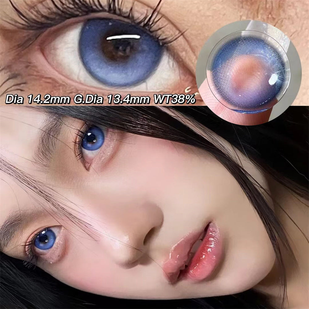Morningcon Snow Grils Colored Contact Lenses For Eyes Half Yearly 2Pcs