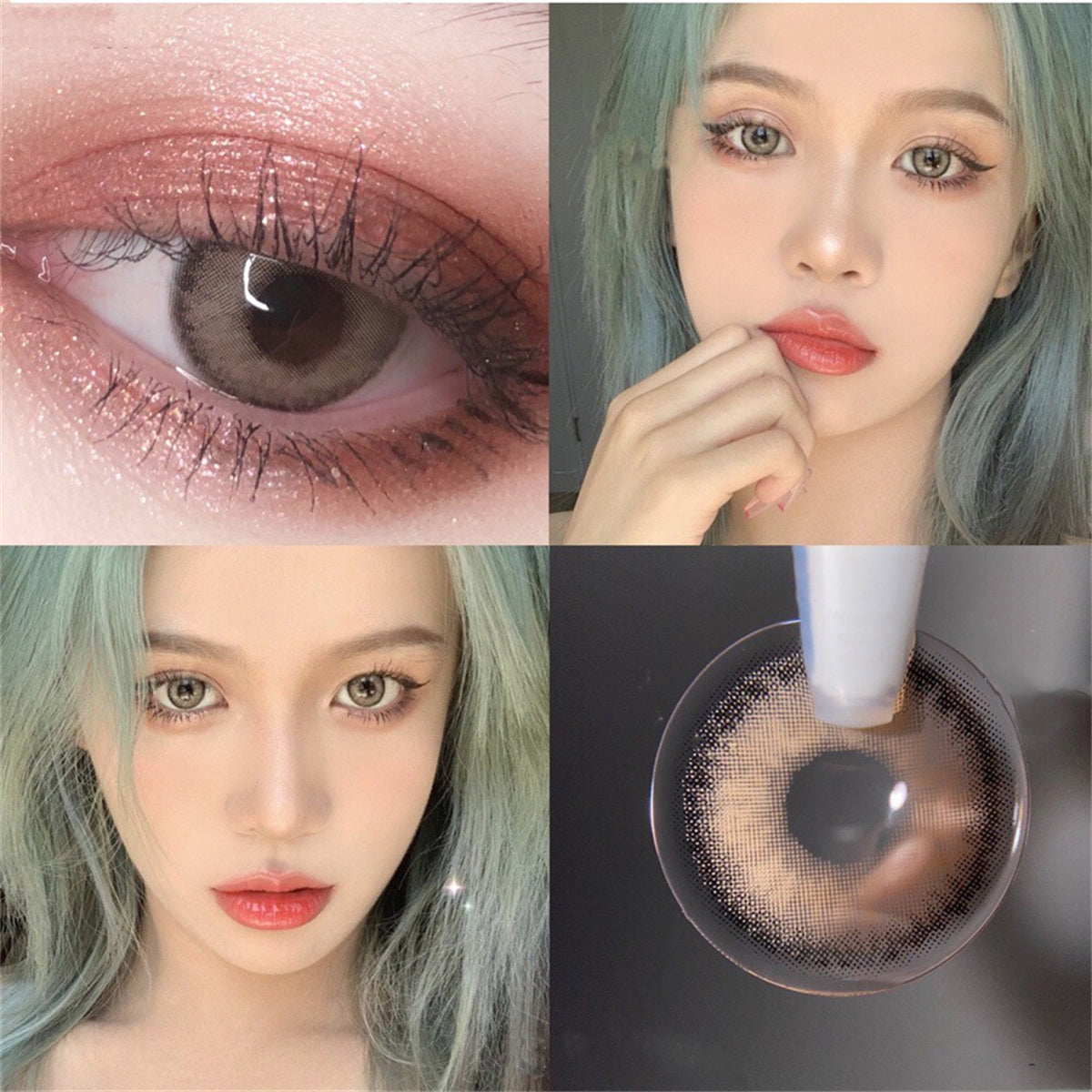 Morningcon Zhili Colored Contact Lenses For Eyes Half Yearly 2pcs