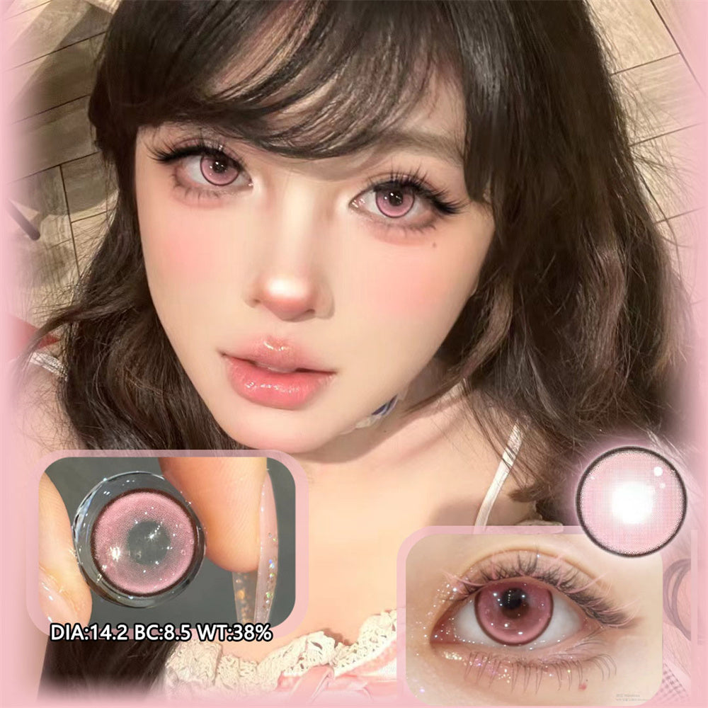 Morningcon Plum Blossom Colored Contact Lenses For Eyes Daily 2pcs