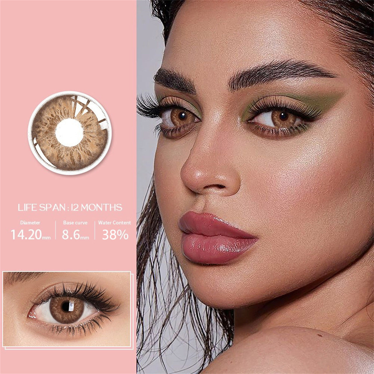 Morningcon Fa13 Colored Contact Lenses For Eyes Half Yearly 2pcs