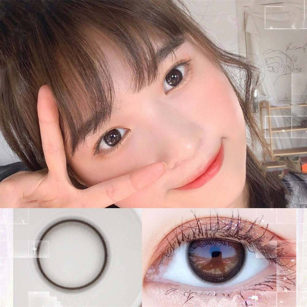 Morningcon Comic Eye Colored Contact Lenses For Eyes Half Yearly 2pcs