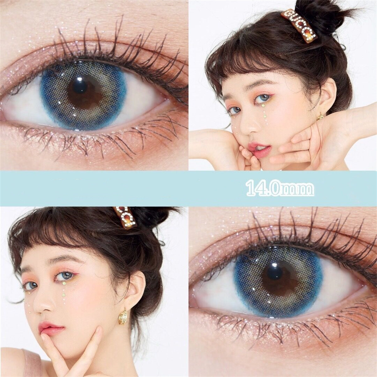 Morningcon Little Wildcat Colored Contact Lenses For Eyes Half Yearly 2pcs