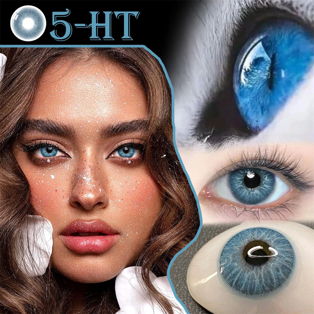 Morningcon Story Colored Contact Lenses For Eyes Half Yearly 2pcs