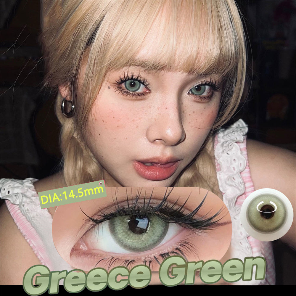 Morningcon Greece Colored Contact Lenses For Eyes Half Yearly 2pcs