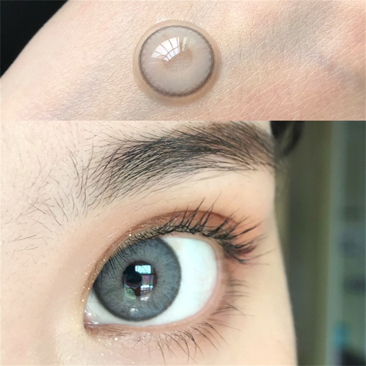 Morningcon Dubai Brown Colored Contact Lenses For Eyes Half Yearly 2pcs