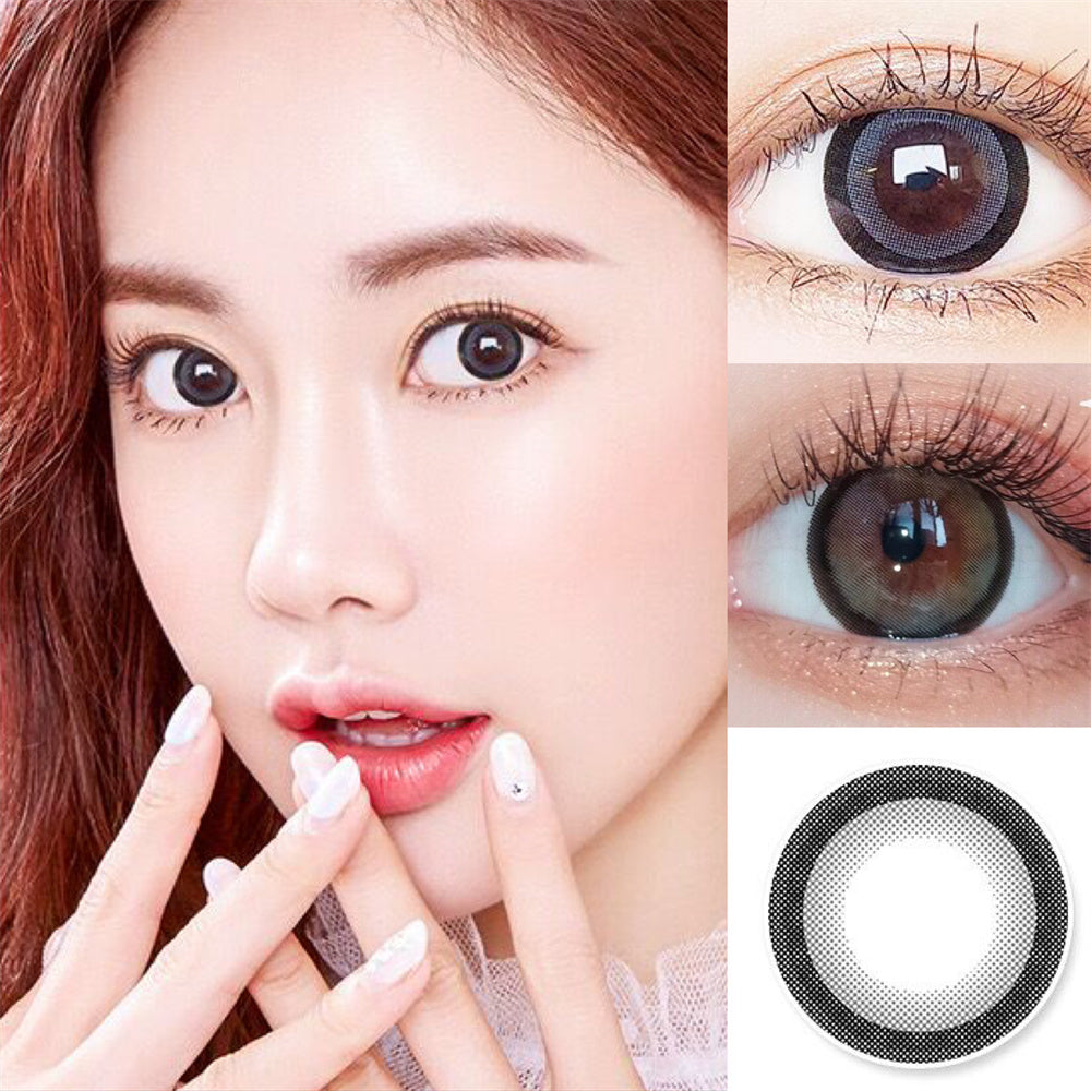 Morningcon Lollipop Donuts bulbs Colored Contact Lenses For Eyes Half Yearly 2pcs
