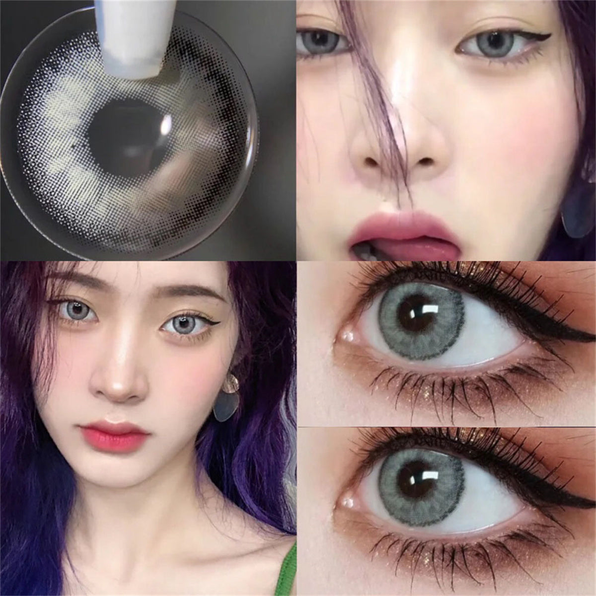 Morningcon Zhili Colored Contact Lenses For Eyes Half Yearly 2pcs