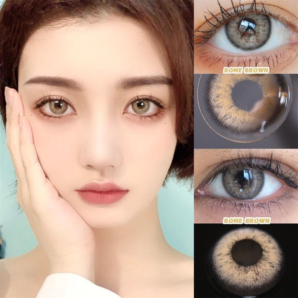 Morningcon Rome Colored Contact Lenses For Eyes Half Yearly 2pcs