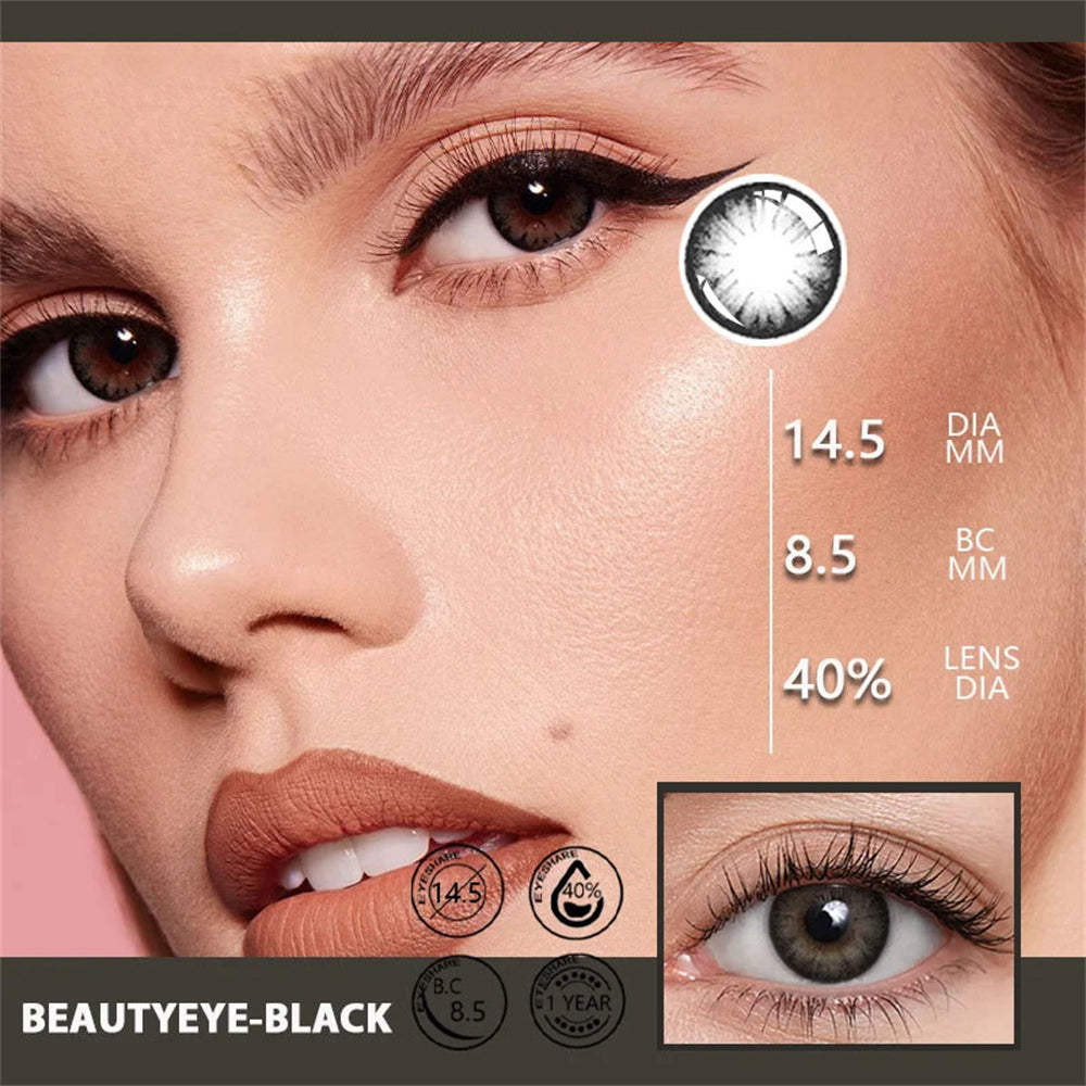 Morningcon Great Beauty Colored Contact Lenses For Eyes Half Yearly 2pcs