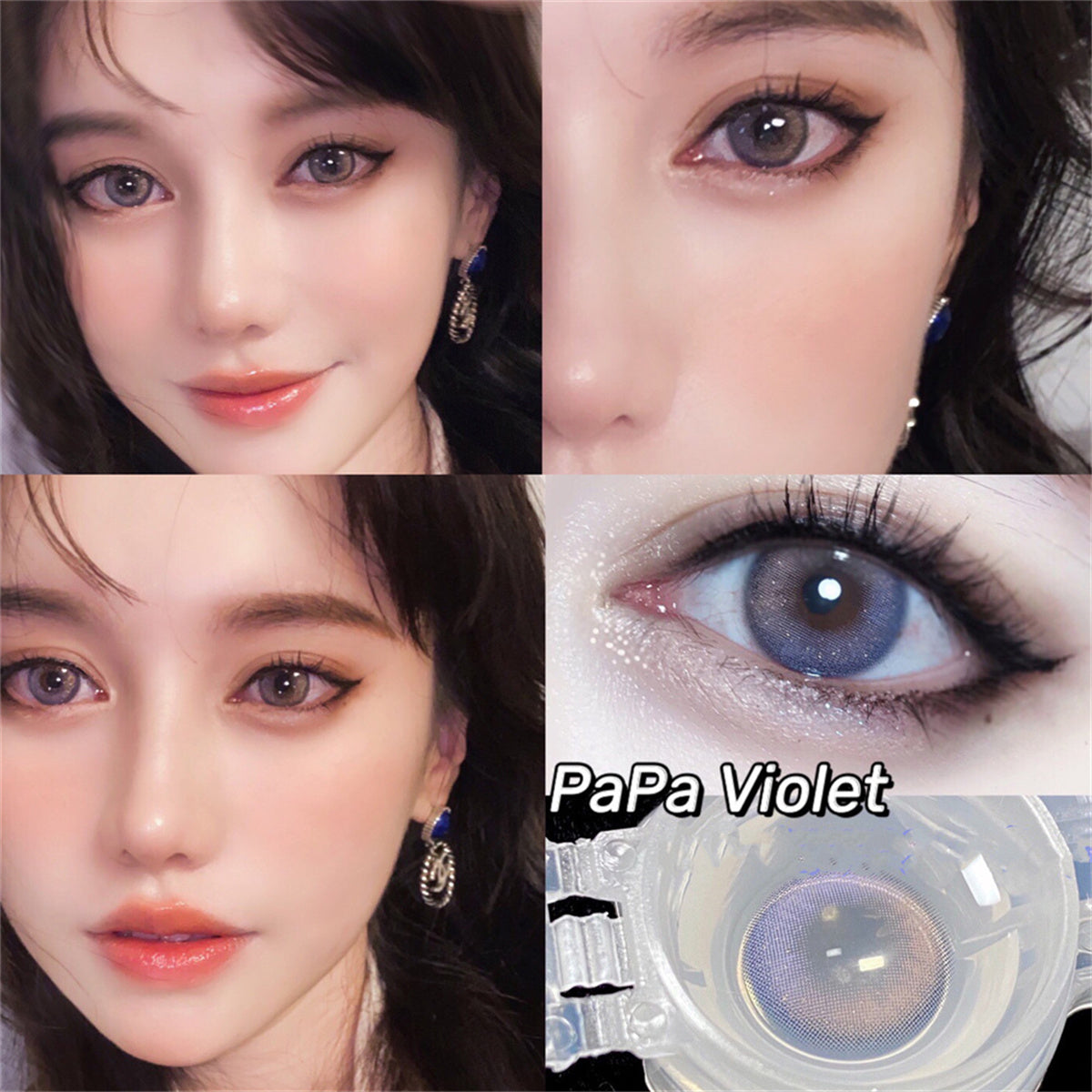 Morningcon Papa Colored Contact Lenses For Eyes Half Yearly 2pcs