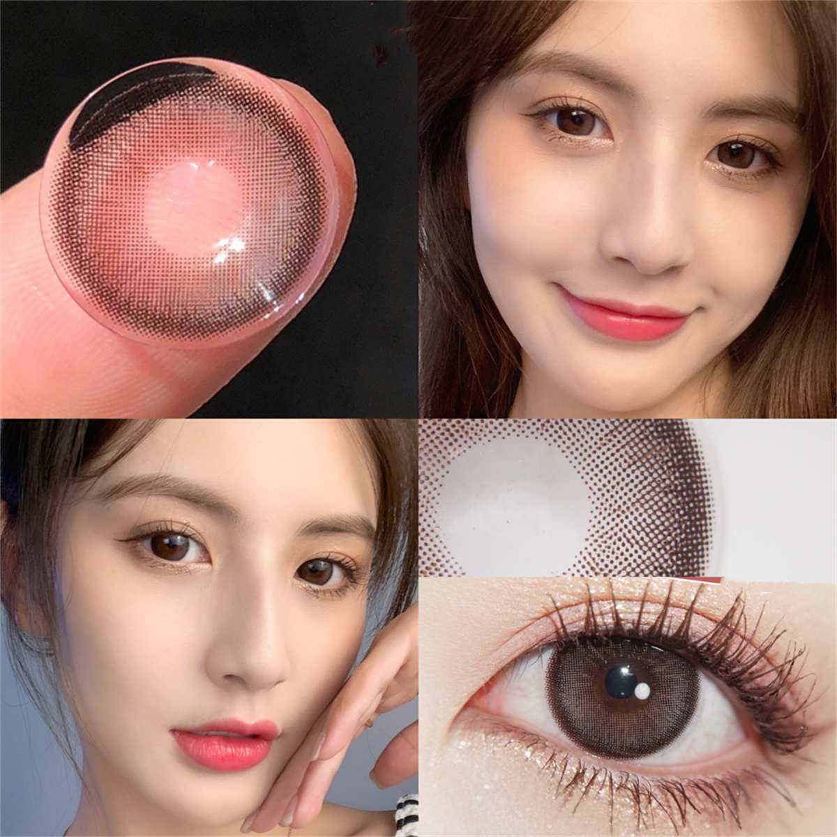 Morningcon Yuan Qi stewed eggs Colored Contact Lenses For Eyes Half Yearly 2pcs