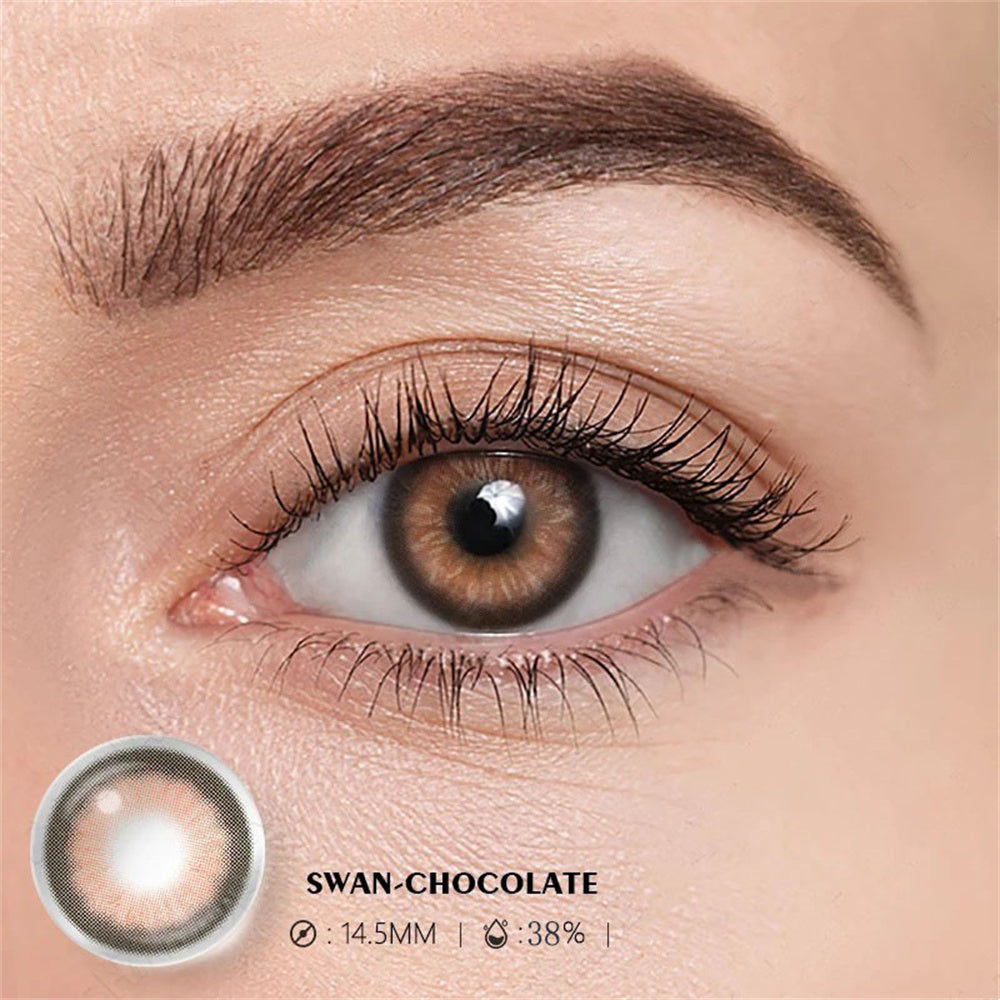 Morningcon swan-F26 Colored Contact Lenses For Eyes Half Yearly 2pcs