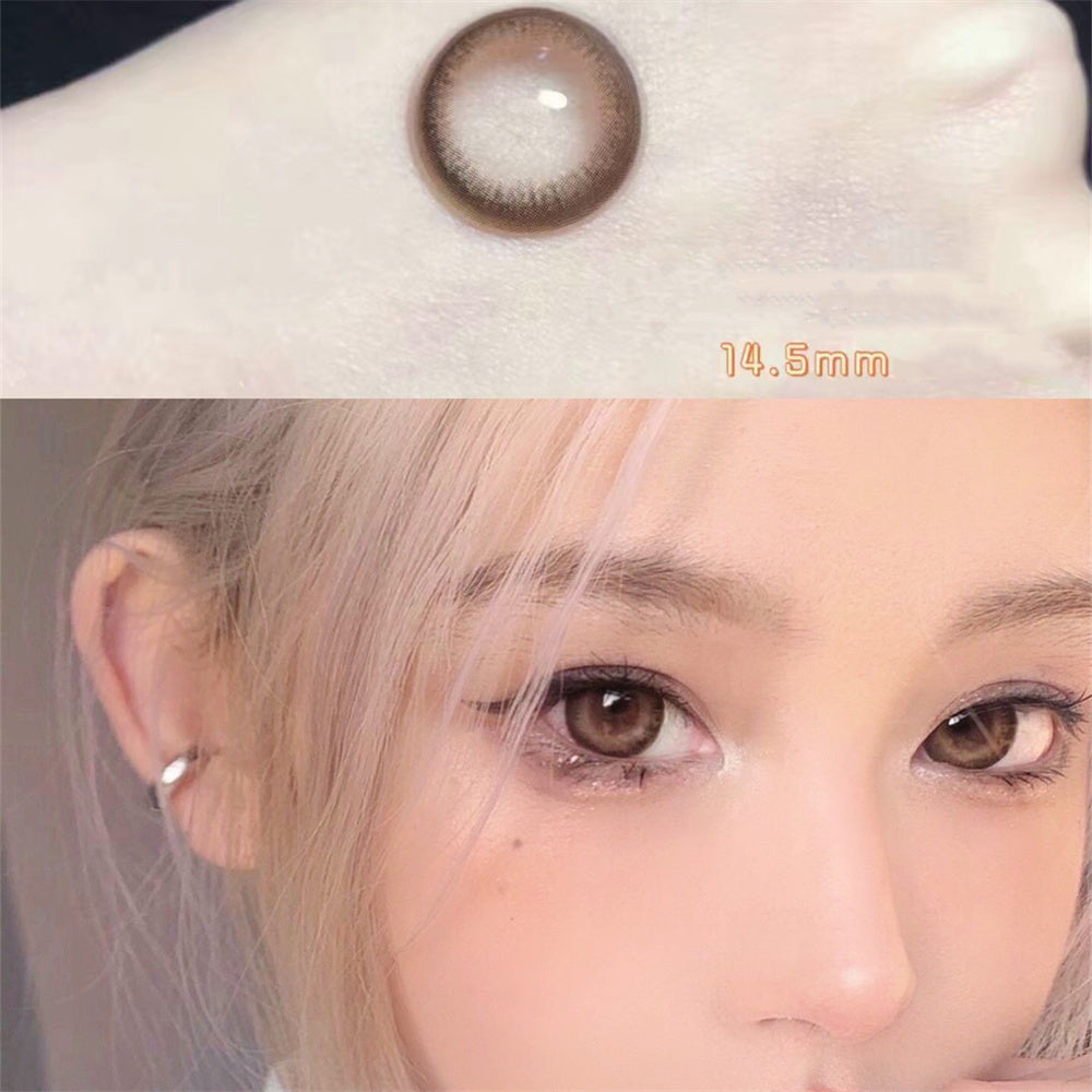 Morningcon Dorayaki Colored Contact Lenses For Eyes Half Yearly 2pcs