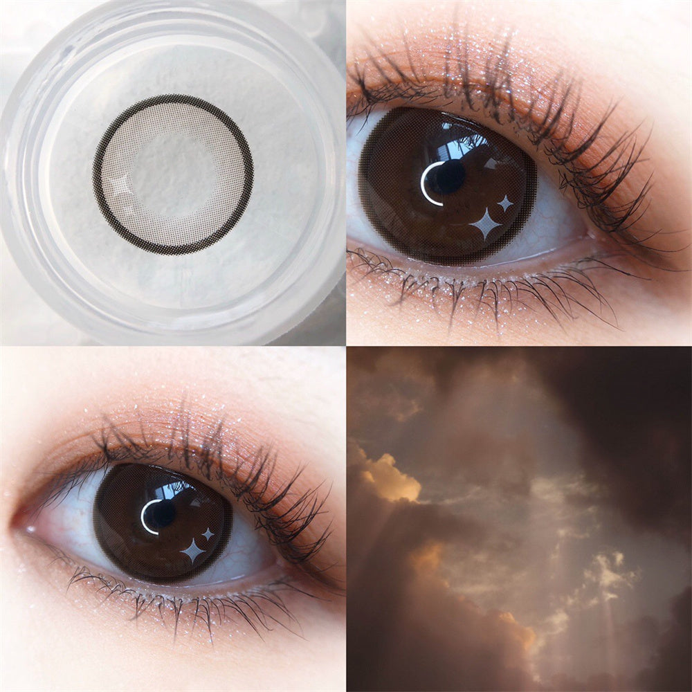 Morningcon Butterscotch Versailles Colored Contact Lenses For Eyes Half Yearly