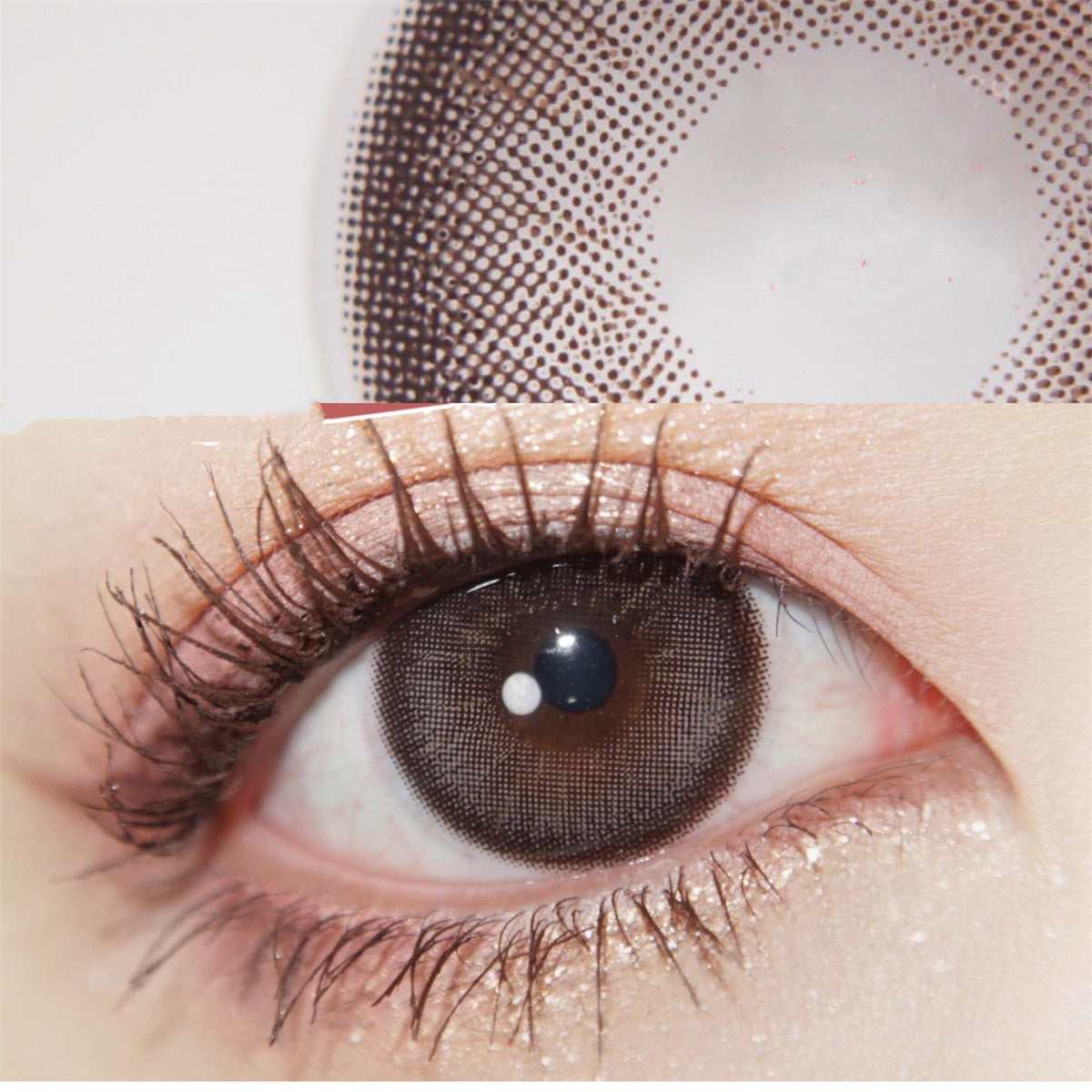 Morningcon Yuan Qi stewed eggs Colored Contact Lenses For Eyes Half Yearly 2pcs