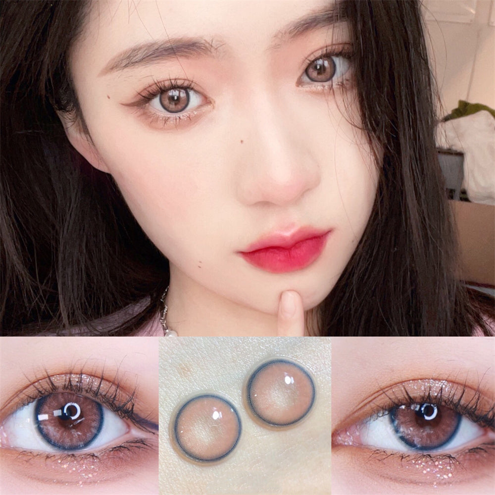 Morningcon Pears Colored Contact Lenses For Eyes Half Yearly 2pcs