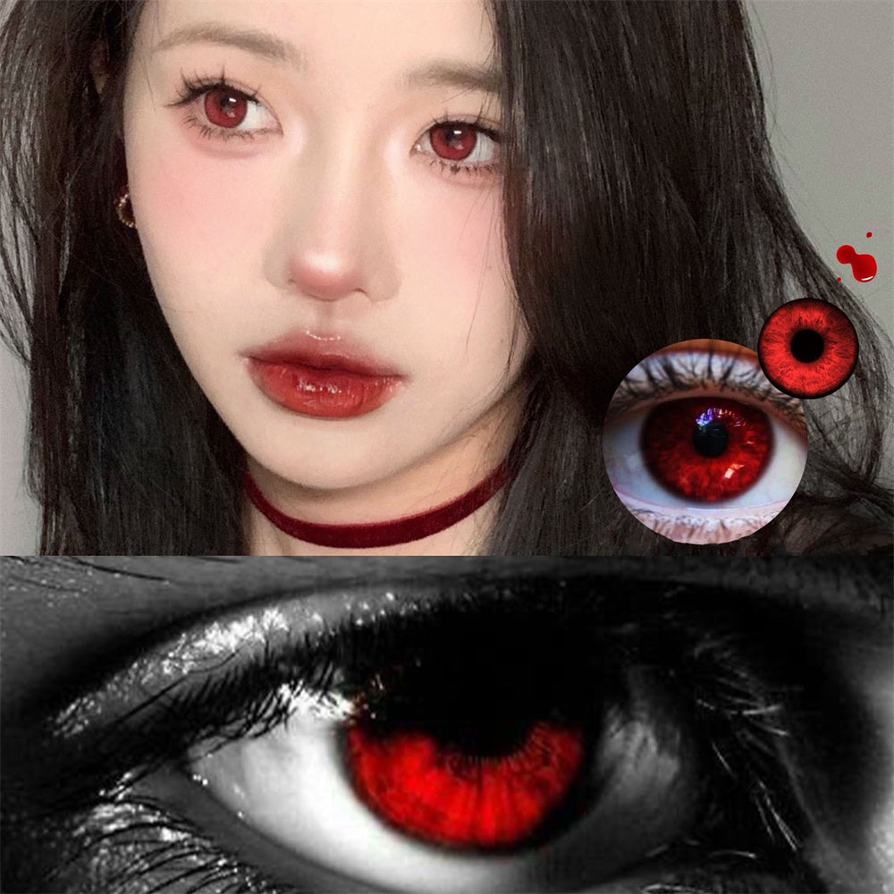 Morningcon Sick Mary Colored Contact Lenses For Eyes Half Yearly 2pcs
