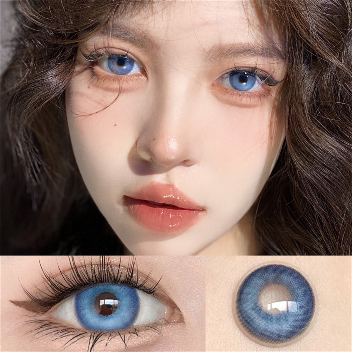 Morningcon Mysterious waters Colored Contact Lenses For Eyes Half Yearly 2pcs