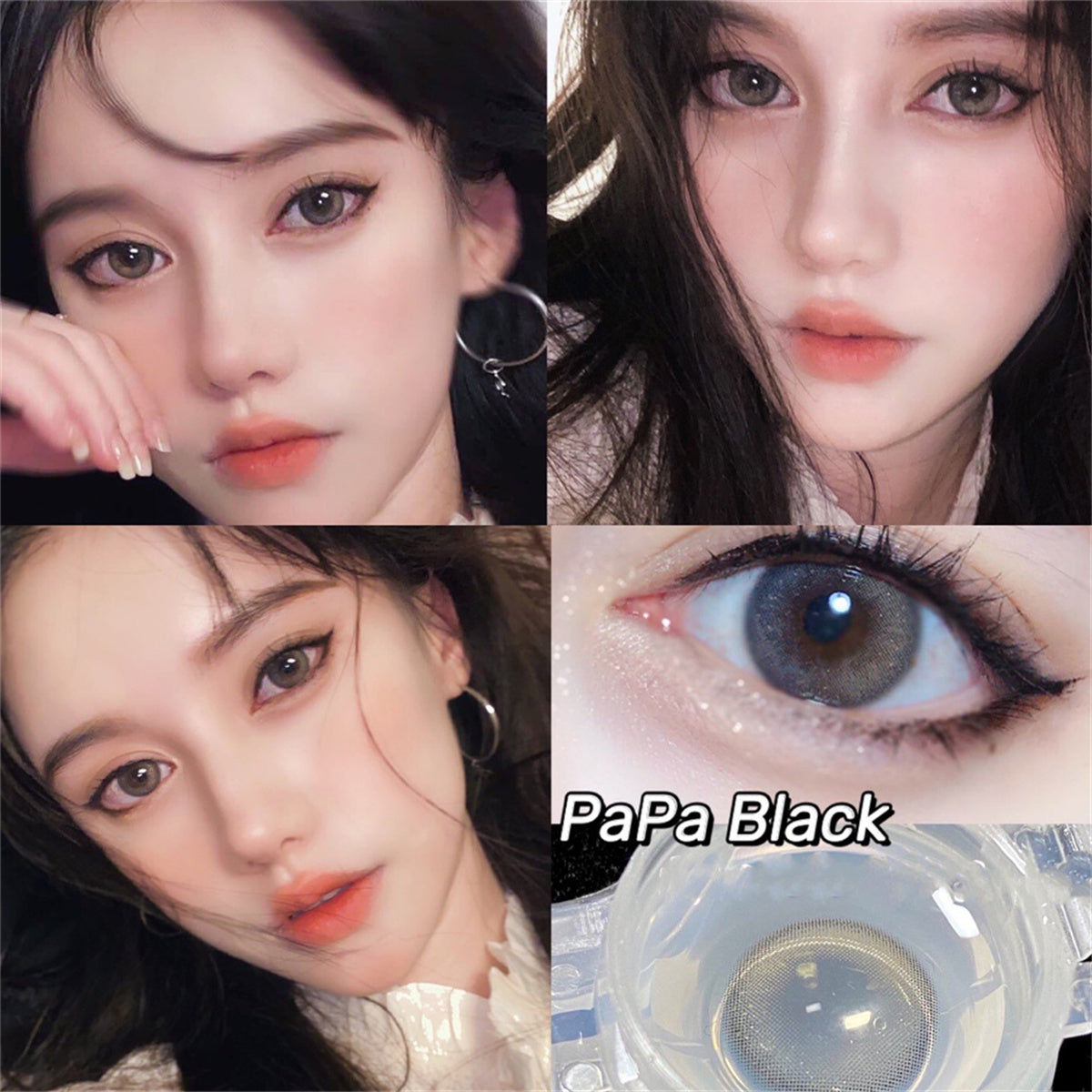 Morningcon Papa Colored Contact Lenses For Eyes Half Yearly 2pcs