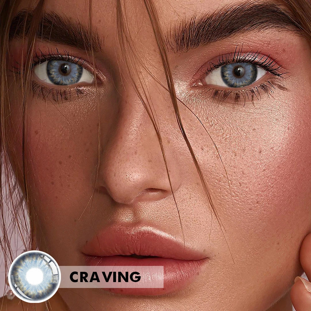 Morningcon Craving-F16 Colored Contact Lenses For Eyes Half Yearly 2pcs