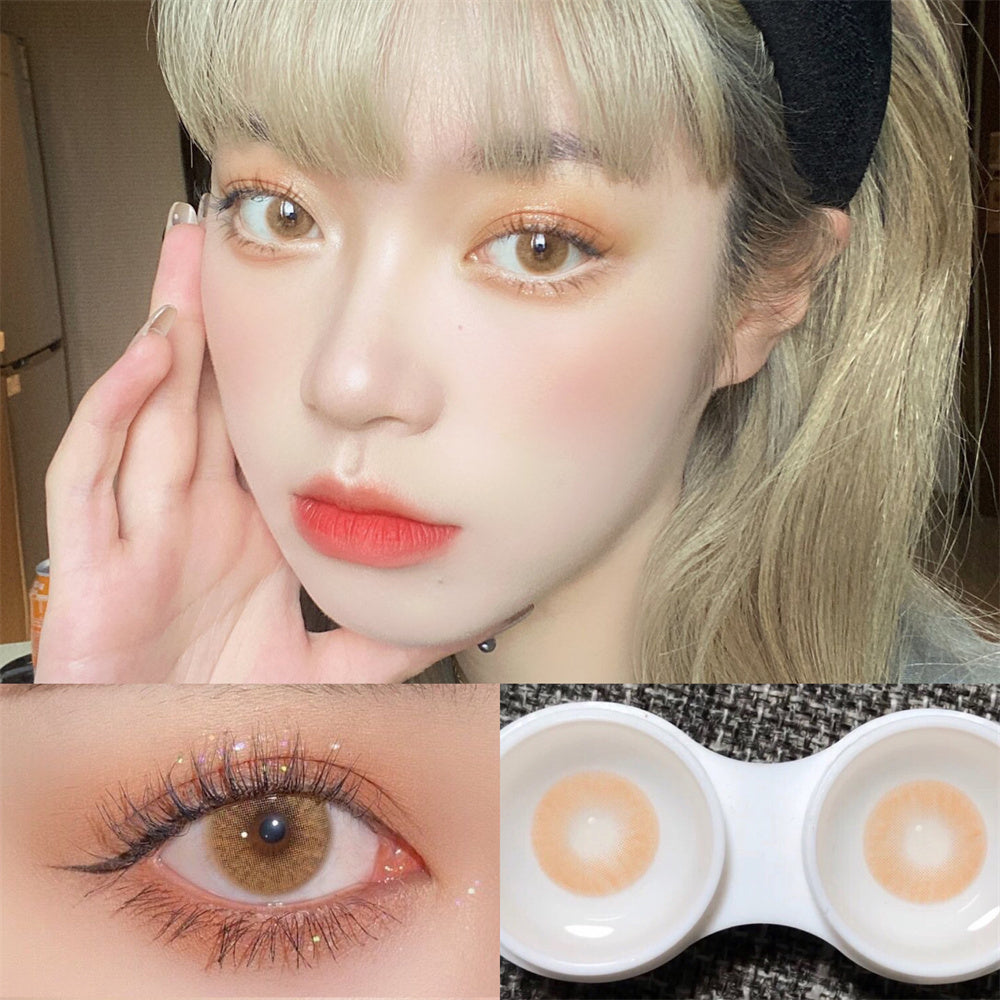 Morningcon Mickey Colored Contact Lenses For Eyes Half Yearly 2pcs