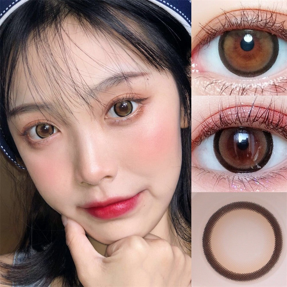 Morningcon Lollipop Donuts bulbs Colored Contact Lenses For Eyes Half Yearly 2pcs