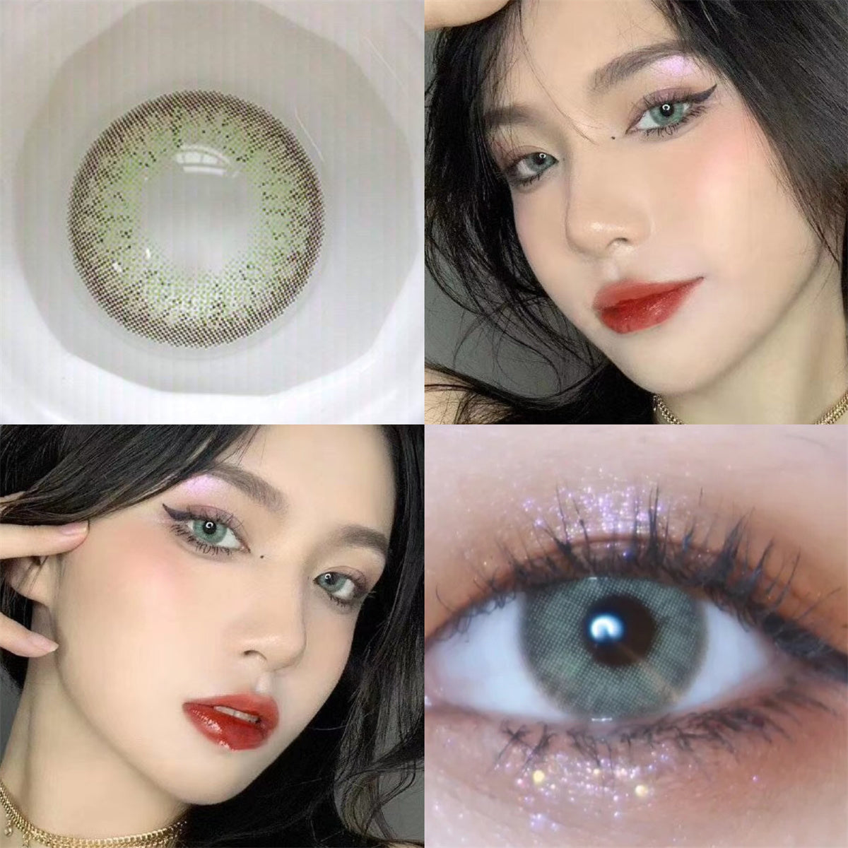 Morningcon Little Wildcat Colored Contact Lenses For Eyes Half Yearly 2pcs