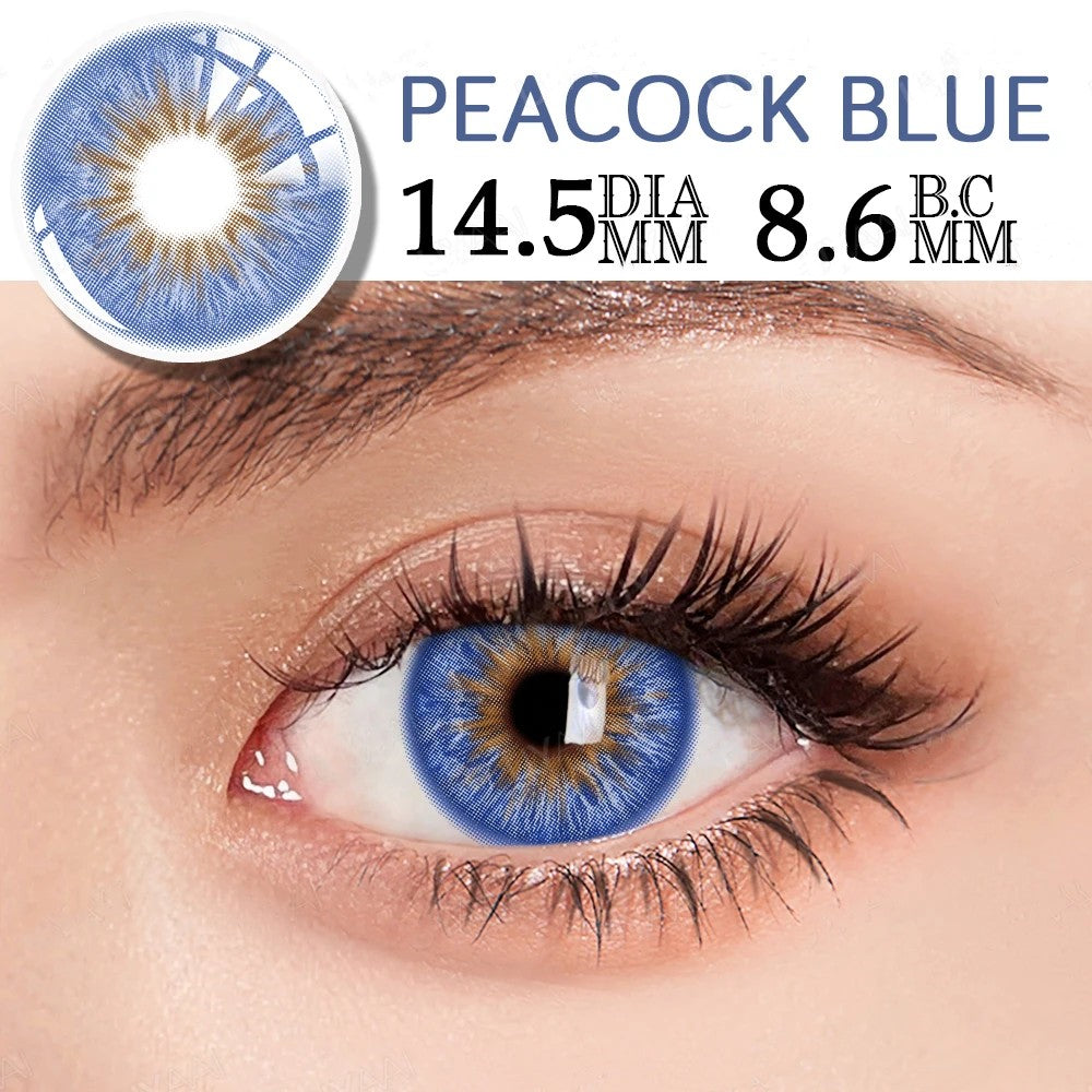 Morningcon wildness-F27 Colored Contact Lenses For Eyes Half Yearly 2pcs