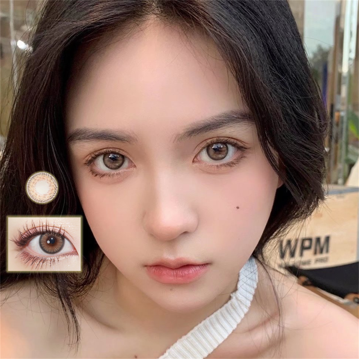 Morningcon Holly Cat Colored Contact Lenses For Eyes Half Yearly 2pcs