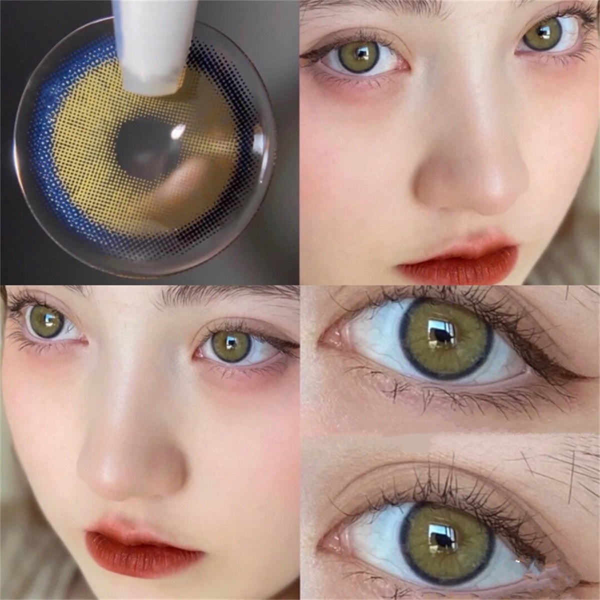 Morningcon Xiaoqing Colored Contact Lenses For Eyes Half Yearly