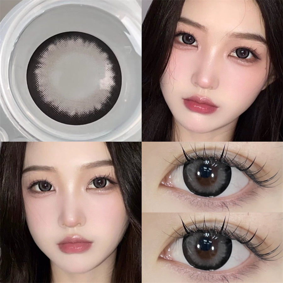 Morningcon Pepper cream cake Colored Contact Lenses For Eyes Half Yearly 2pcs