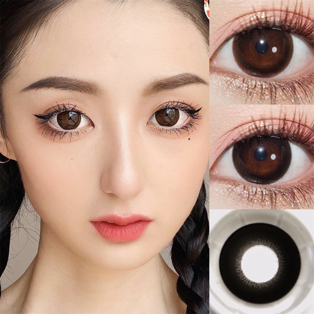 Morningcon Giant rings Colored Contact Lenses For Eyes Half Yearly 2pcs