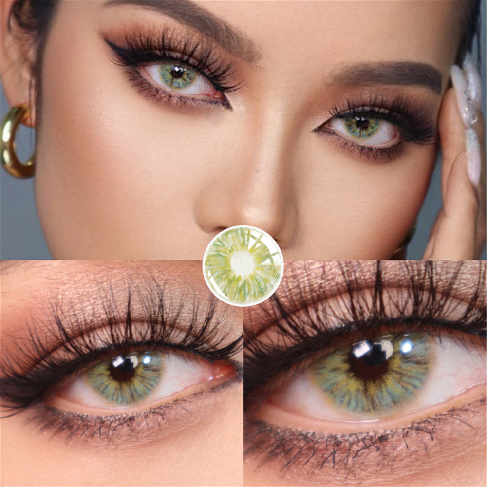 Morningcon monet FA09 Colored Contact Lenses For Eyes Half Yearly 2pcs