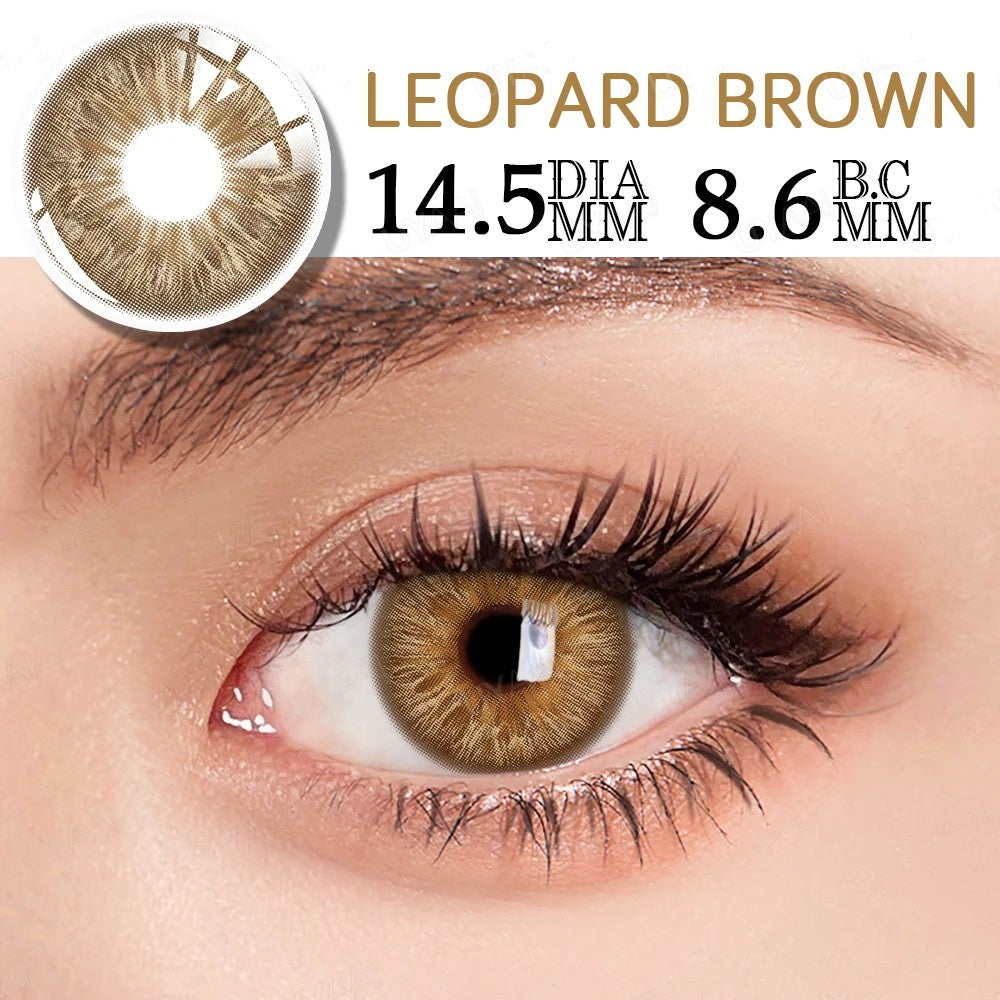 Morningcon wildness-F27 Colored Contact Lenses For Eyes Half Yearly 2pcs