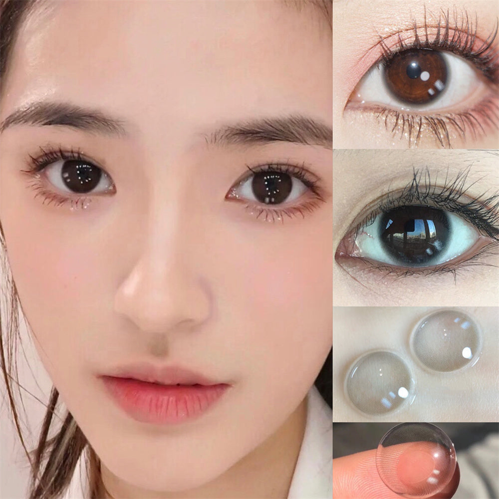 Morningcon Tear-eye effects Colored Contact Lenses For Eyes Half Yearly