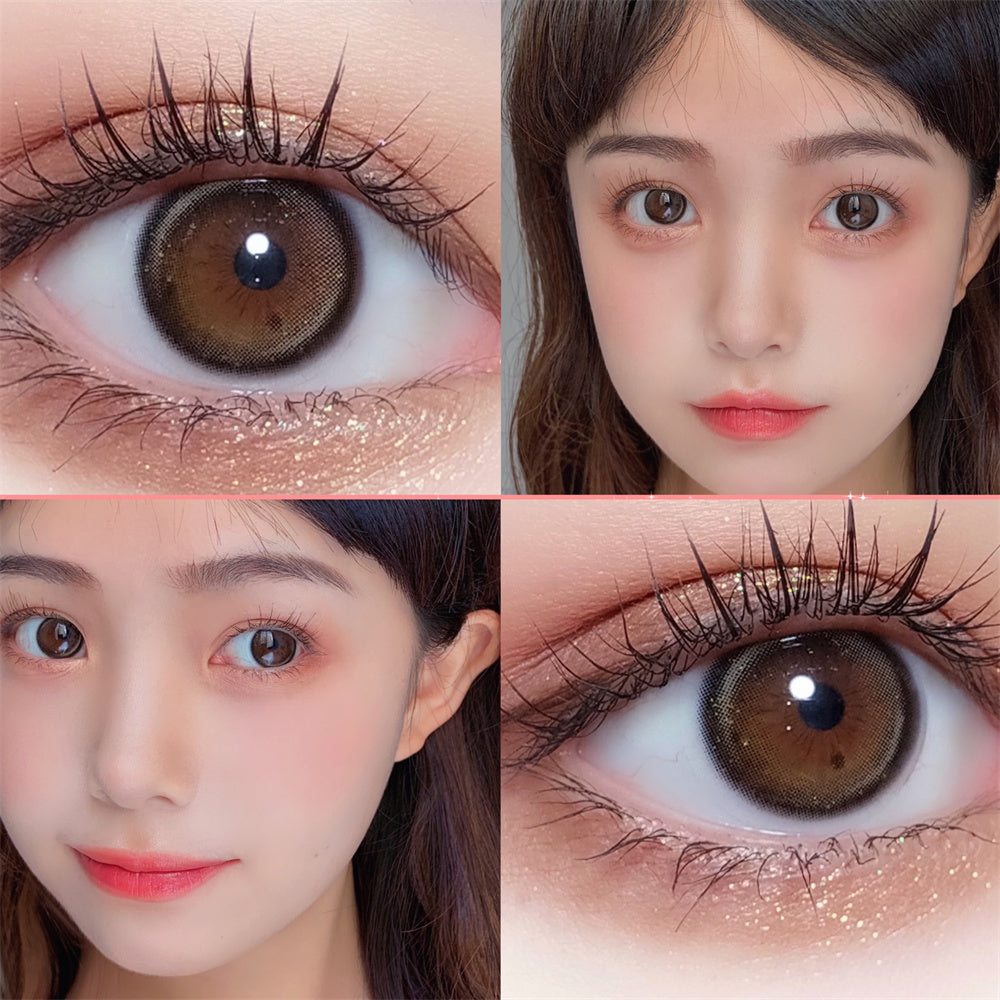 Morningcon Mirror water Colored Contact Lenses For Eyes Half Yearly 2pcs