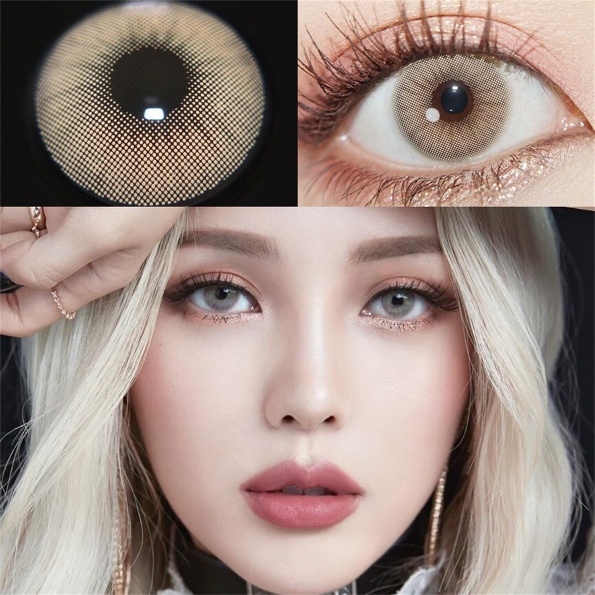 Morningcon Aurora Colored Contact Lenses For Eyes Half Yearly