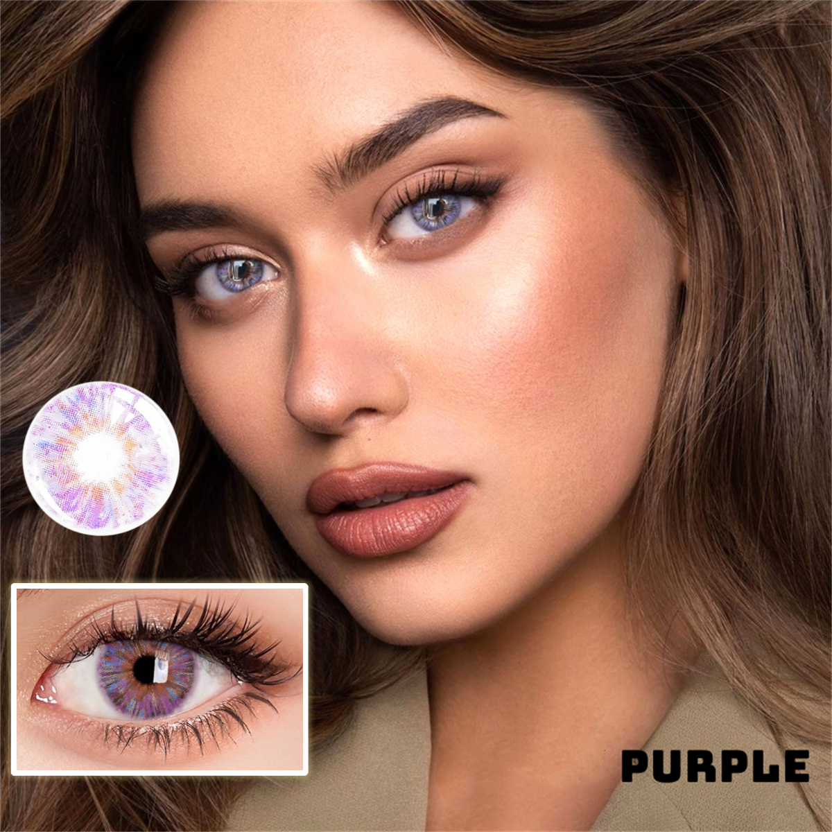 Morningcon monet FA09 Colored Contact Lenses For Eyes Half Yearly 2pcs