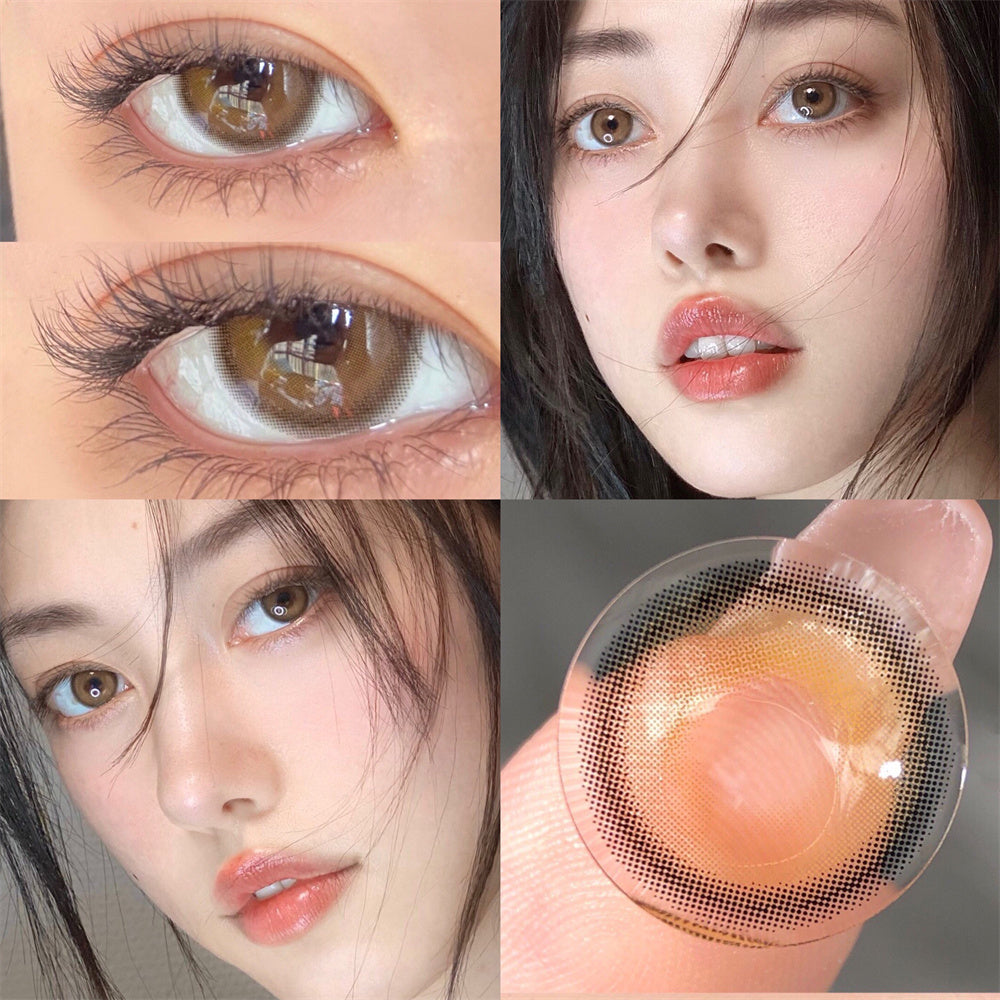 Morningcon Milk bag Colored Contact Lenses For Eyes Half Yearly